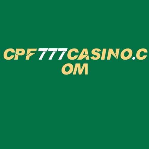 Logo da CPF777CASINO